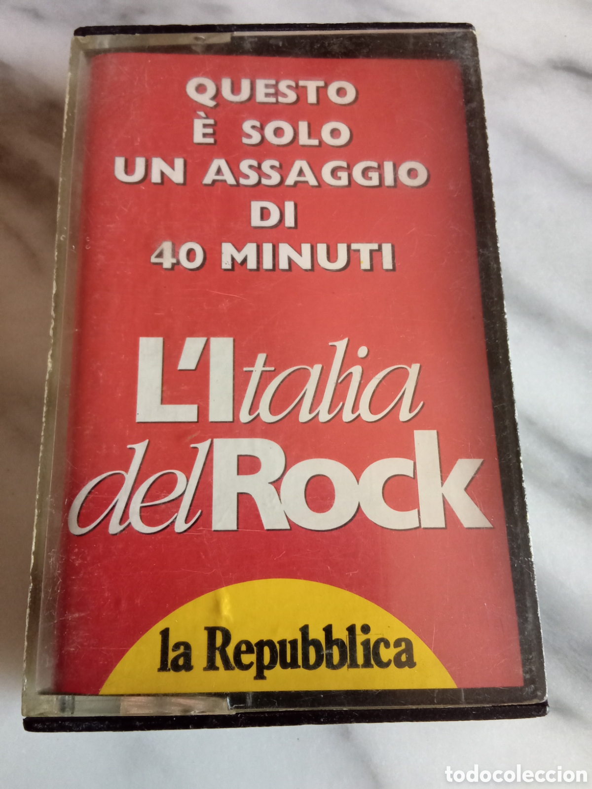 Casetes antiguos: Cassette promo L'Italia Del Rock - Zucchero, Littiba, Vasco Rossi etc