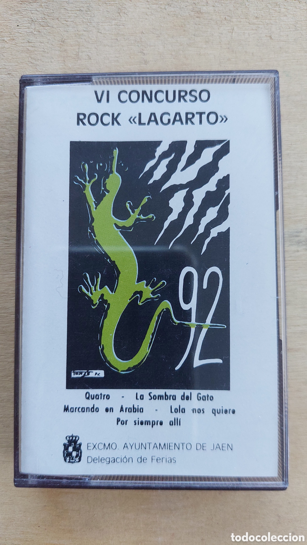 Casetes antiguos: VI CONCURSO ROCK LAGARTO 92 QUATTRO MARCANDO EN ARABIA LOLA NOS QUIERE LA SOMBRA DEL GATO JA&Eacute;N