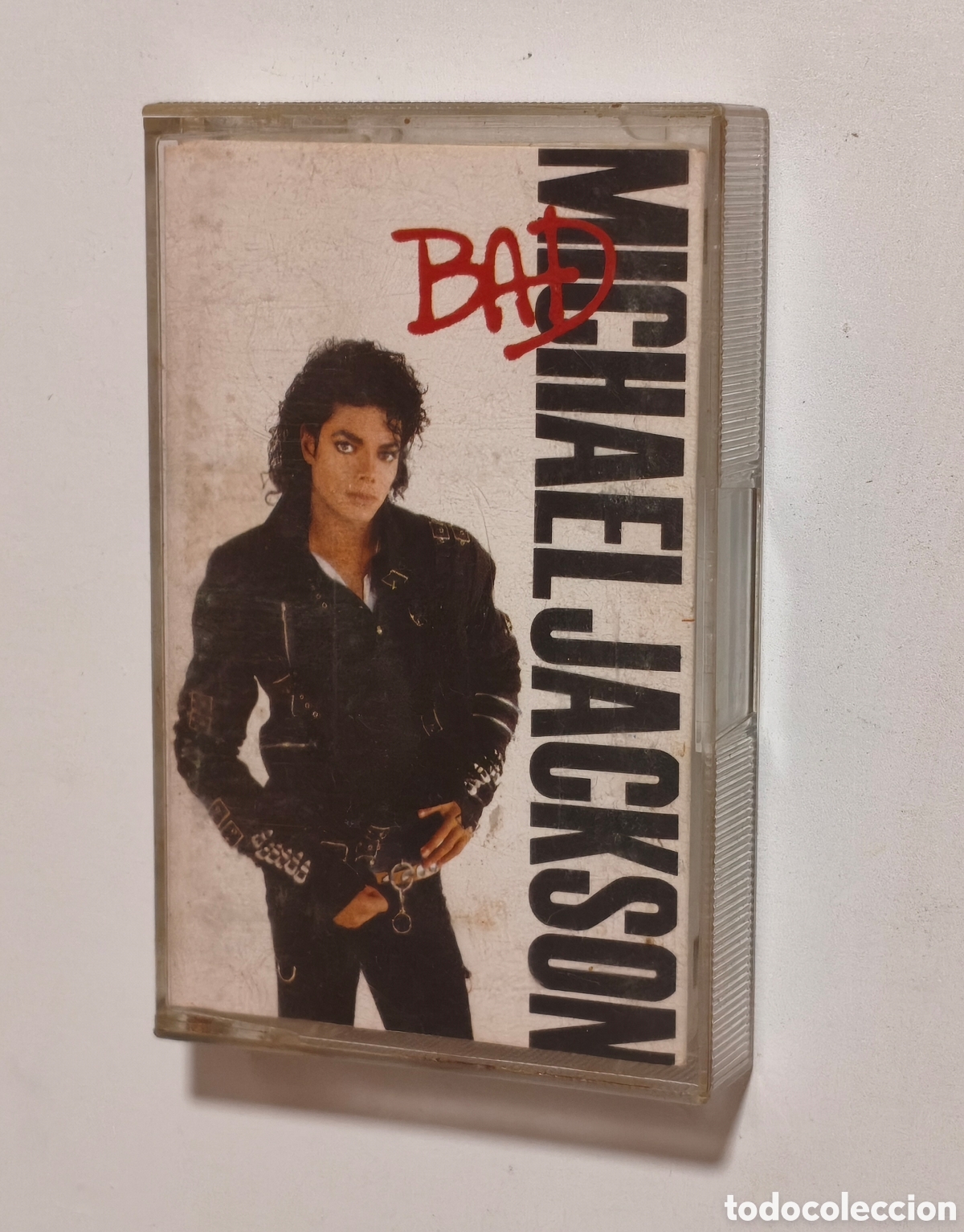 Cassetes antigas: Michael Jackson &ndash; Bad (Cassette original 1987, Epic Espa&ntilde;a).