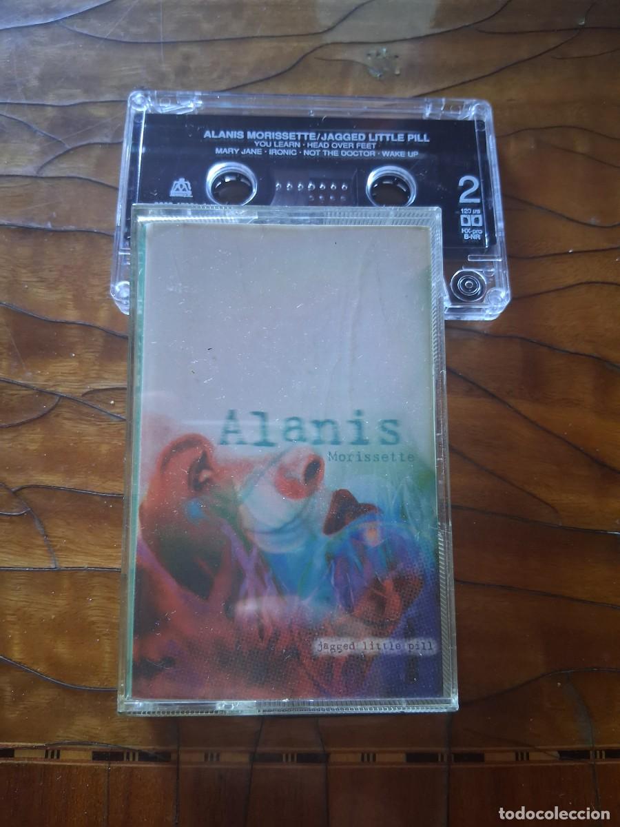 Casetes antiguos: Casete cinta de m&uacute;sica ALANIS MORISSETTE JAGGED LITTLE PILL