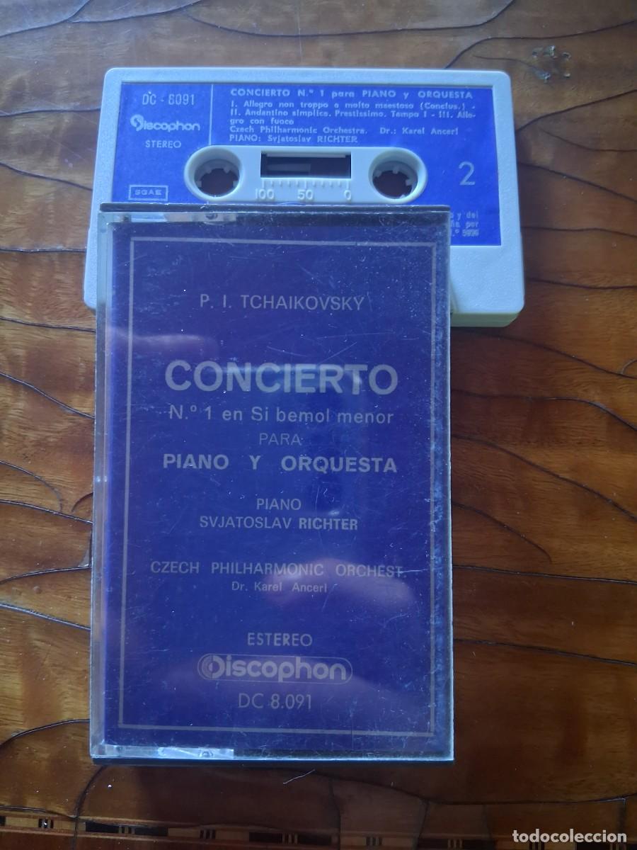 Casetes antiguos: Casete musica clasica Karel Ančerl Sviatoslav Richter piano y orquesta de Piotr Ilyich Tchaikovsky