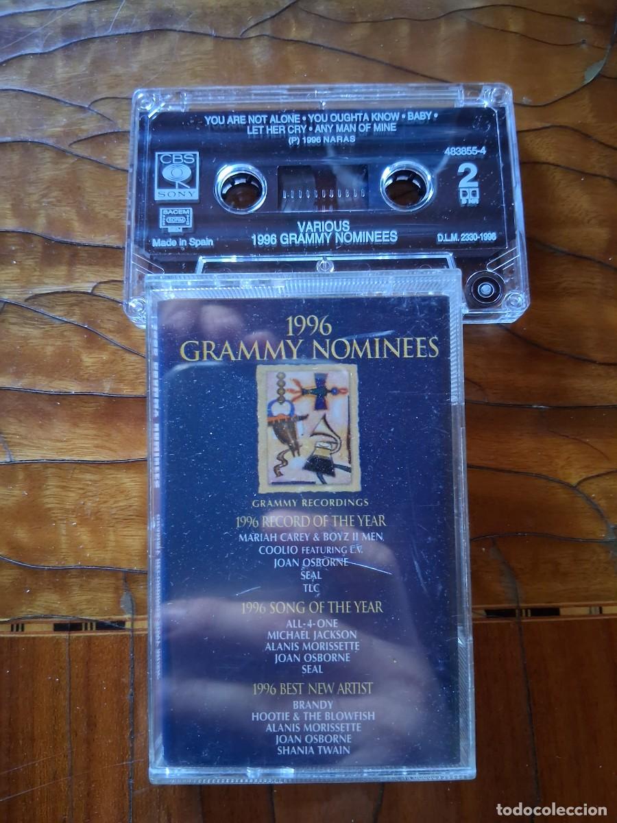 Casetes antiguos: Casete m&uacute;sica Grammy Nominees Michael Jackson Coolio Seal Alanis Motisette Shania Twain Brandy