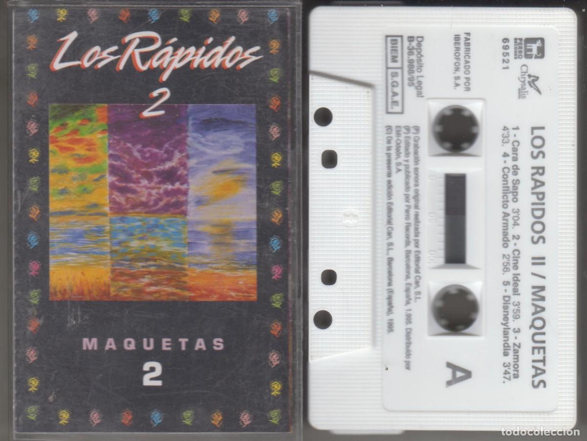 Casetes antiguos: Los R&aacute;pidos cassette Maquetas 2 1995 Manolo Garc&iacute;a El &Uacute;ltimo de la Fila