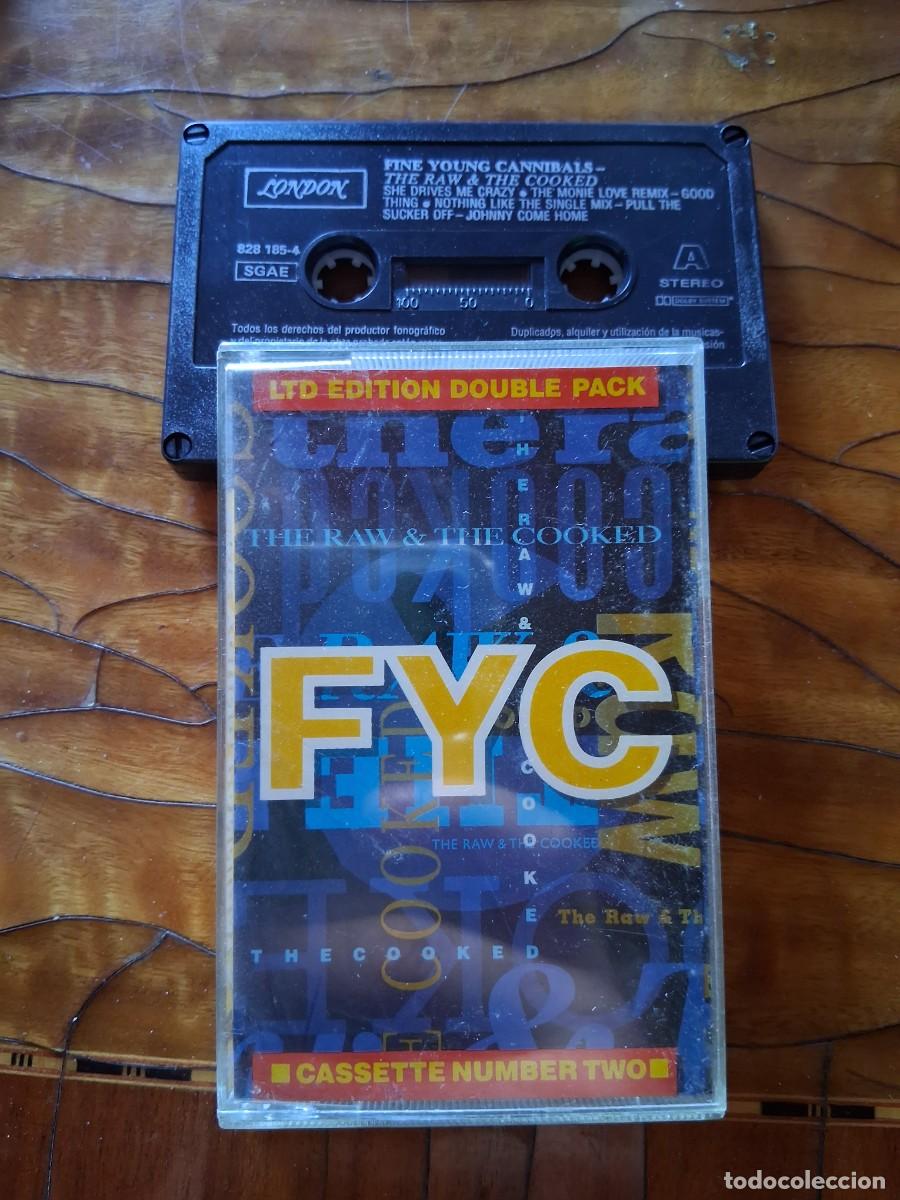 Casetes antiguos: Casete m&uacute;sica pop rock y new wave The Raw & The Cooked del grupo Fine Young Cannibals FYC