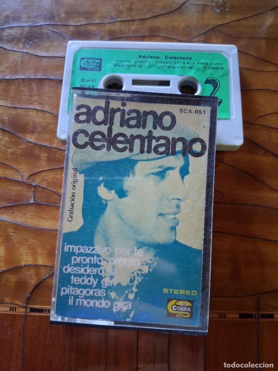 Casetes antiguos: Casete m&uacute;sica Adriano Celentano
