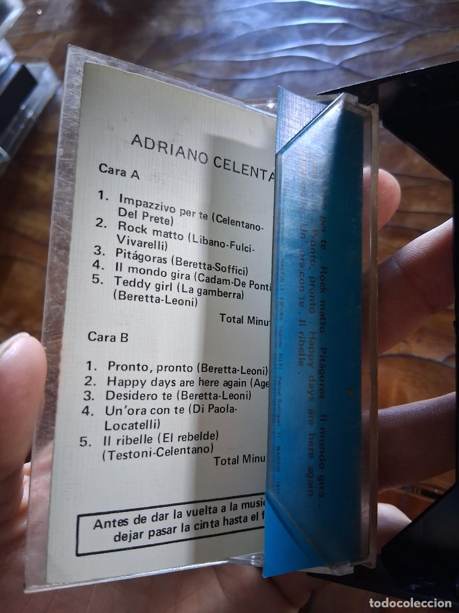 Casetes antiguos: Casete m&uacute;sica Adriano Celentano - Foto 2