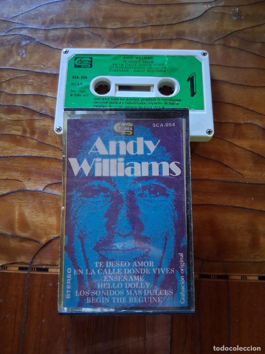 Casetes antiguos: Casete m&uacute;sica Andy Williams