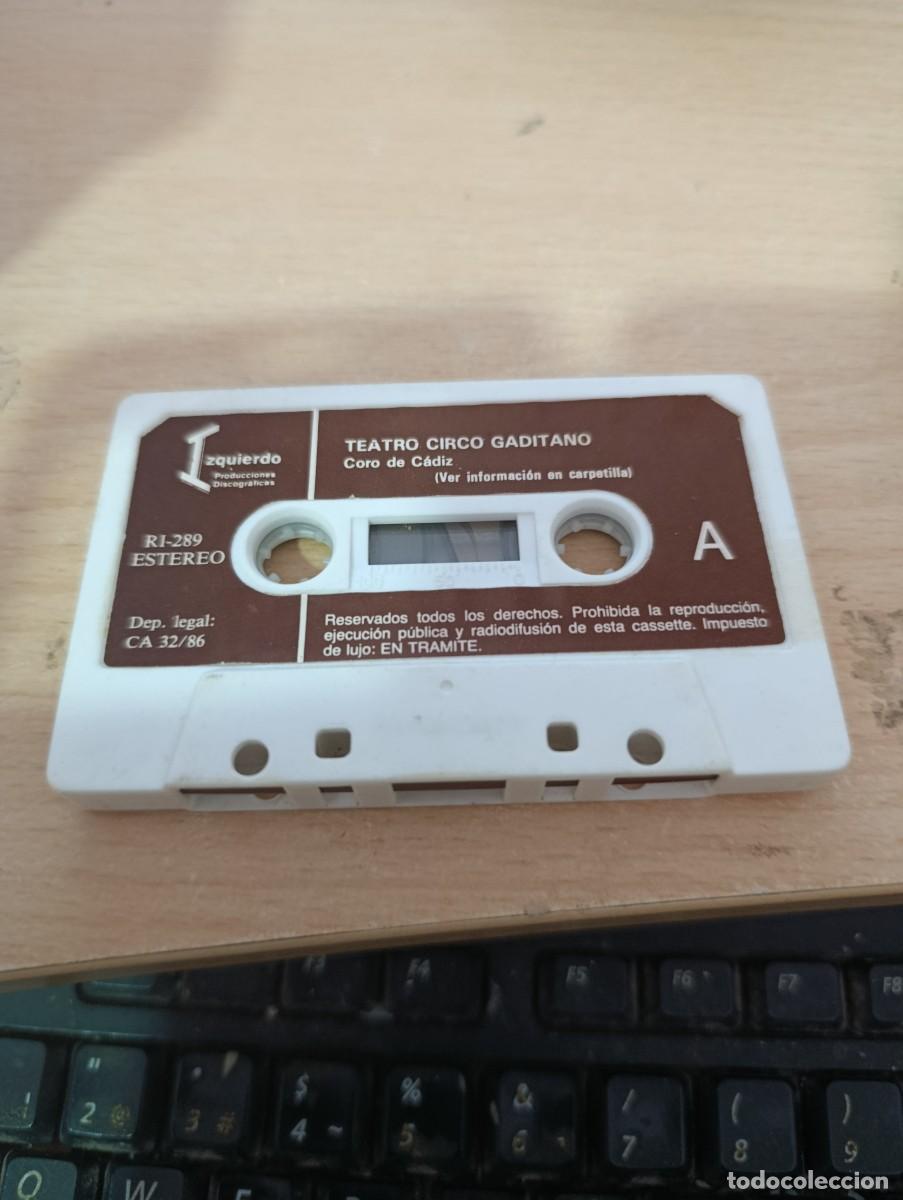 Casetes antiguos: TEATRO CIRCO GADITANO. SOLAMENTE EL CASSETTE.