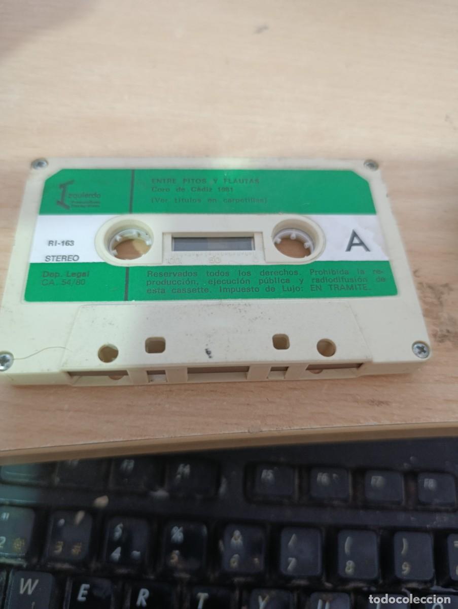 Casetes antiguos: ENTRE PITO Y FLAUTA. CORO DE CADIZ.SOLAMENTE EL CASSETTE.