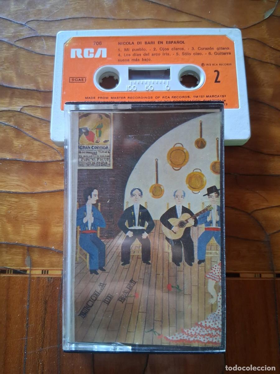 Casetes antiguos: Casete cinta de m&uacute;sica Nicola di bari en espa&ntilde;ol