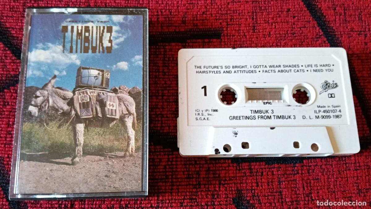 Casetes antiguos: TIMBUK 3 ** Greetings From Timbuk 3 ** CASSETTE 1986