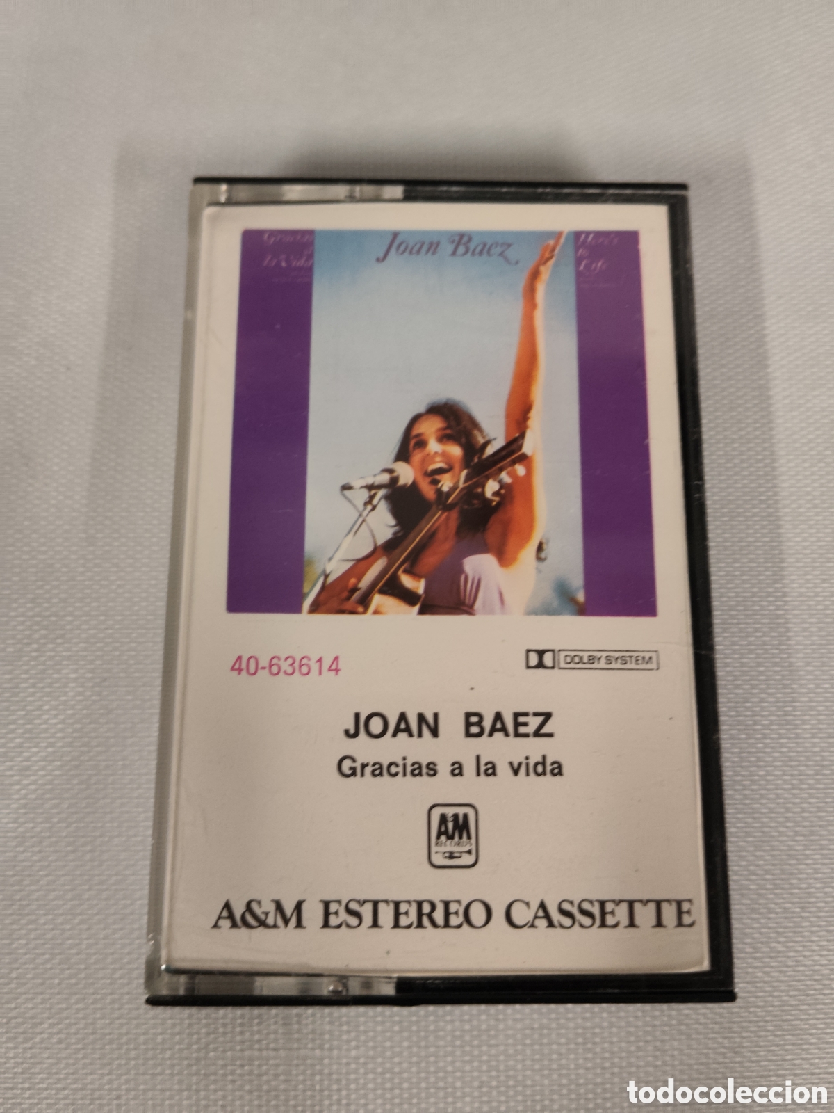 Casetes antiguos: Cassette Joan Baez Gracias A La Vida 1977