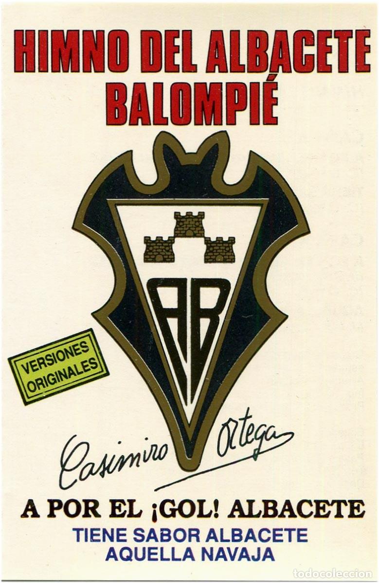 Casetes antiguos: Casimiro Ortega - Himno Del Albacete Balompi&eacute; - Cassette Spain 1992 - ECB Records - EX/EX