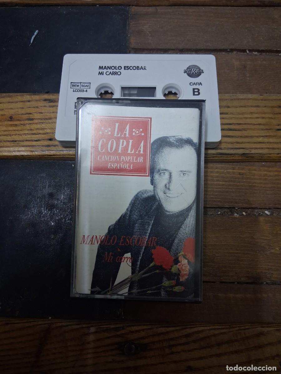 Casetes antiguos: Casete cinta de m&uacute;sica MI CARRO CANCI&Oacute;N ESPA&Ntilde;OLA COPLA Manolo Escobar