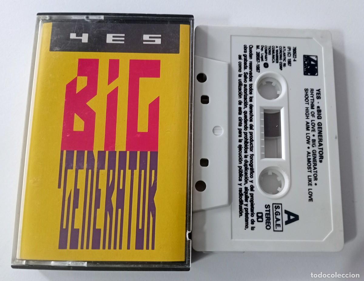 Casetes antiguos: CASSETTE YES - BIG GENERATOR - Foto 1