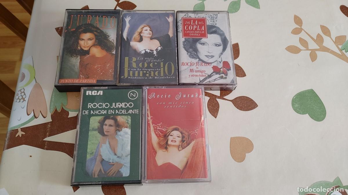 Casetes antiguos: ROCIO JURADO-LOTE DE 5 CASETES