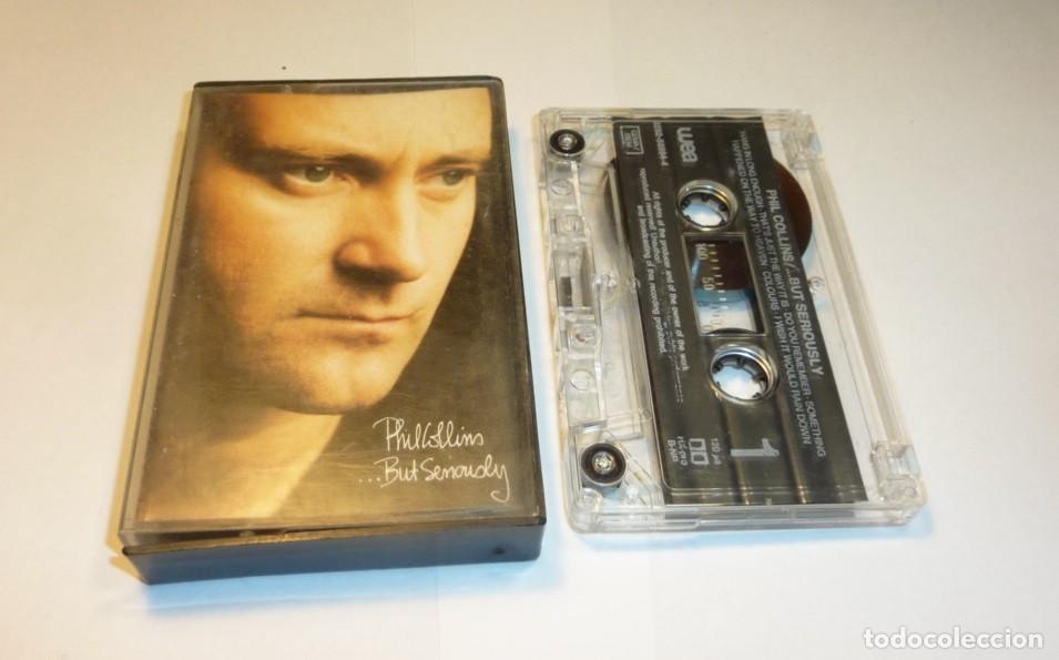Casetes antiguos: PHIL COLLINS // BUT SERIOUSLY // 1989 // CASETE