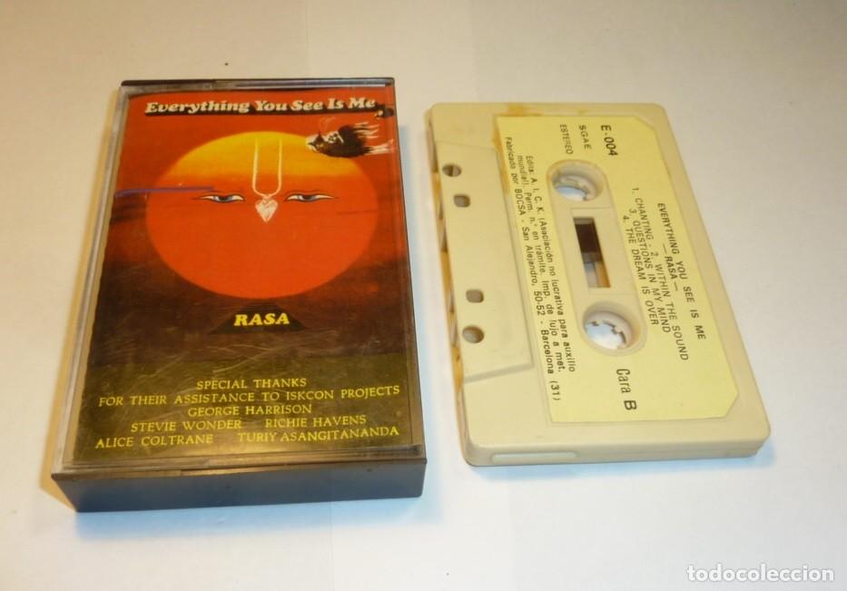 Casetes antiguos: EVERYTHING YOU SEE IS ME // RASA // BANDA SONORA // 1980 // CASETE