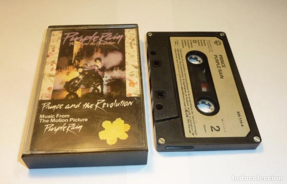 Casetes antiguos: PRINCE // PURPLE RAIN // MADE IN GERMANY // 1984 // CASETE