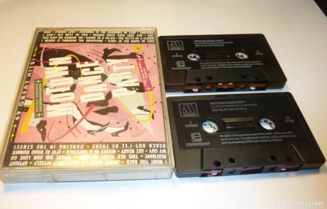 Casetes antiguos: MOTOWN DANCE PARTY // DOBLE CASETE // MADE IN USA // 1988 // CASETES