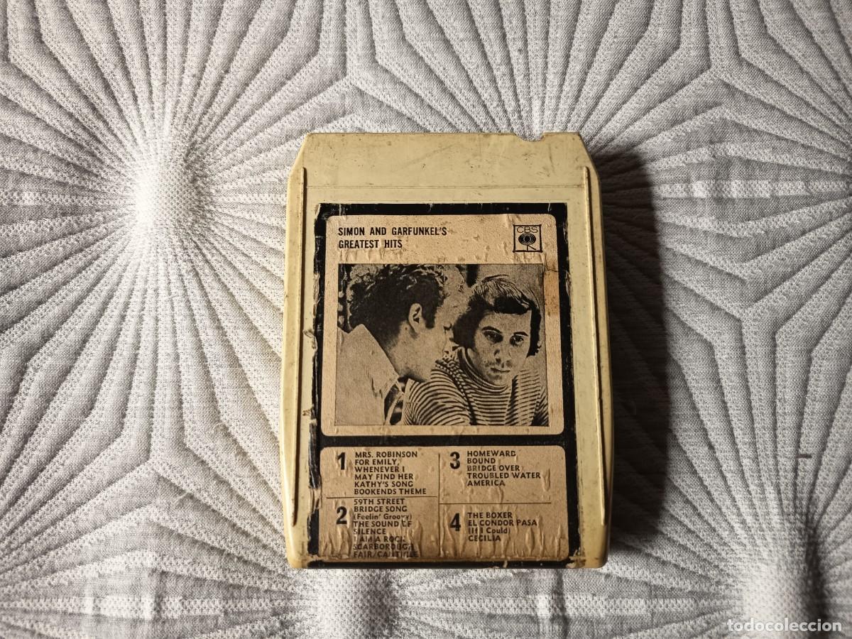 Casetes antiguos: Simon & Garfunkel &ndash; Simon And Garfunkel's Greatest Hits. 8 track, stereo 8, 8 pistas