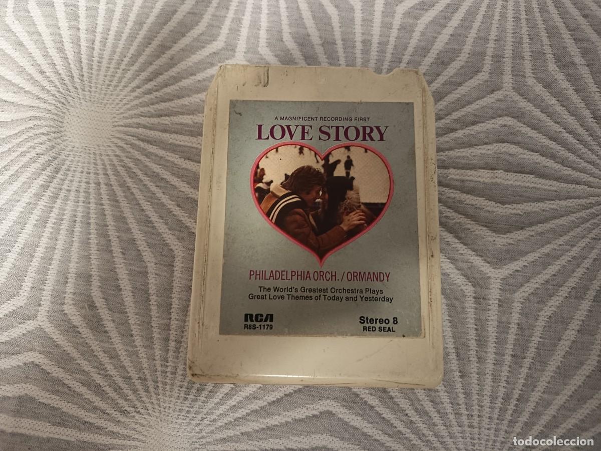 Casetes antiguos: Love Story. 8 track, stereo 8, 8 pistas