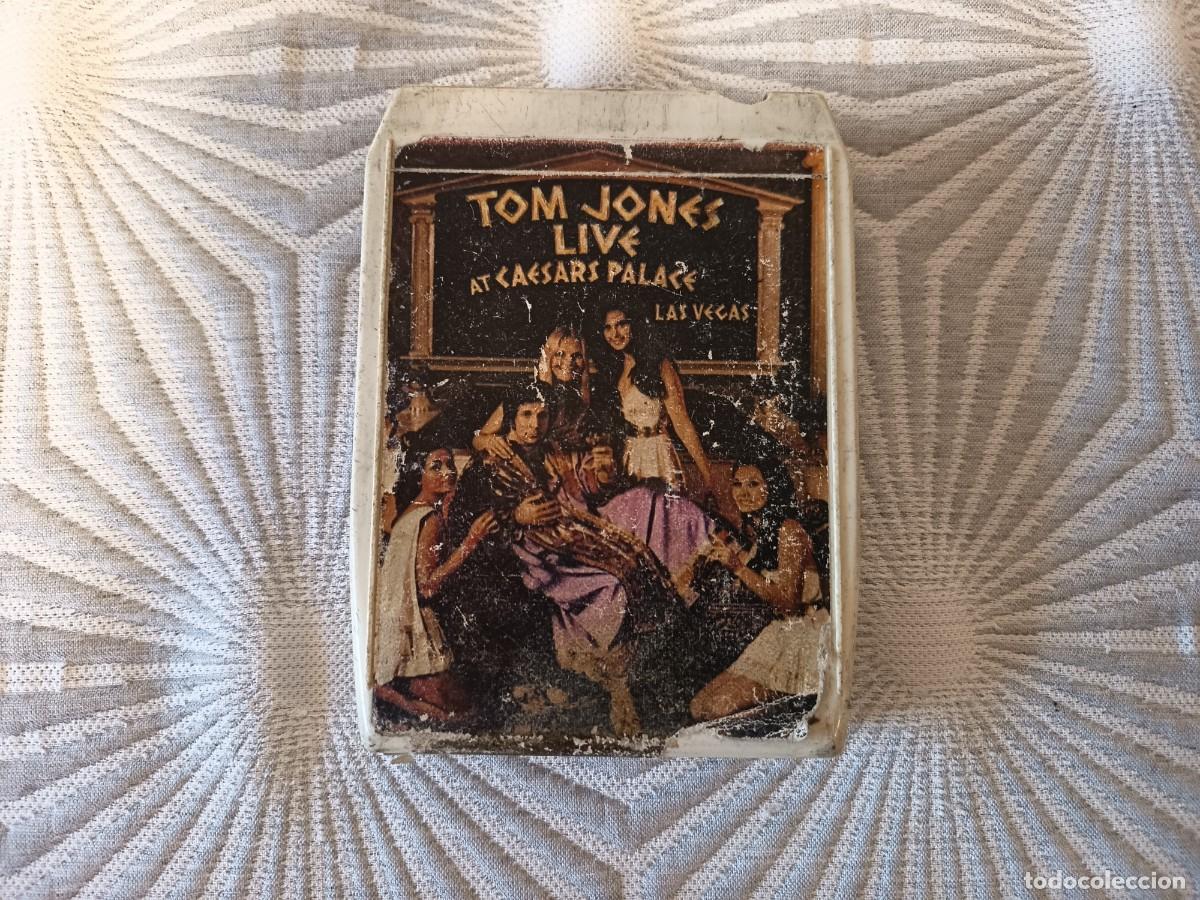 Casetes antiguos: Tom Jones &ndash; Live / Caesars Palace. 8 track, stereo 8, 8 pistas