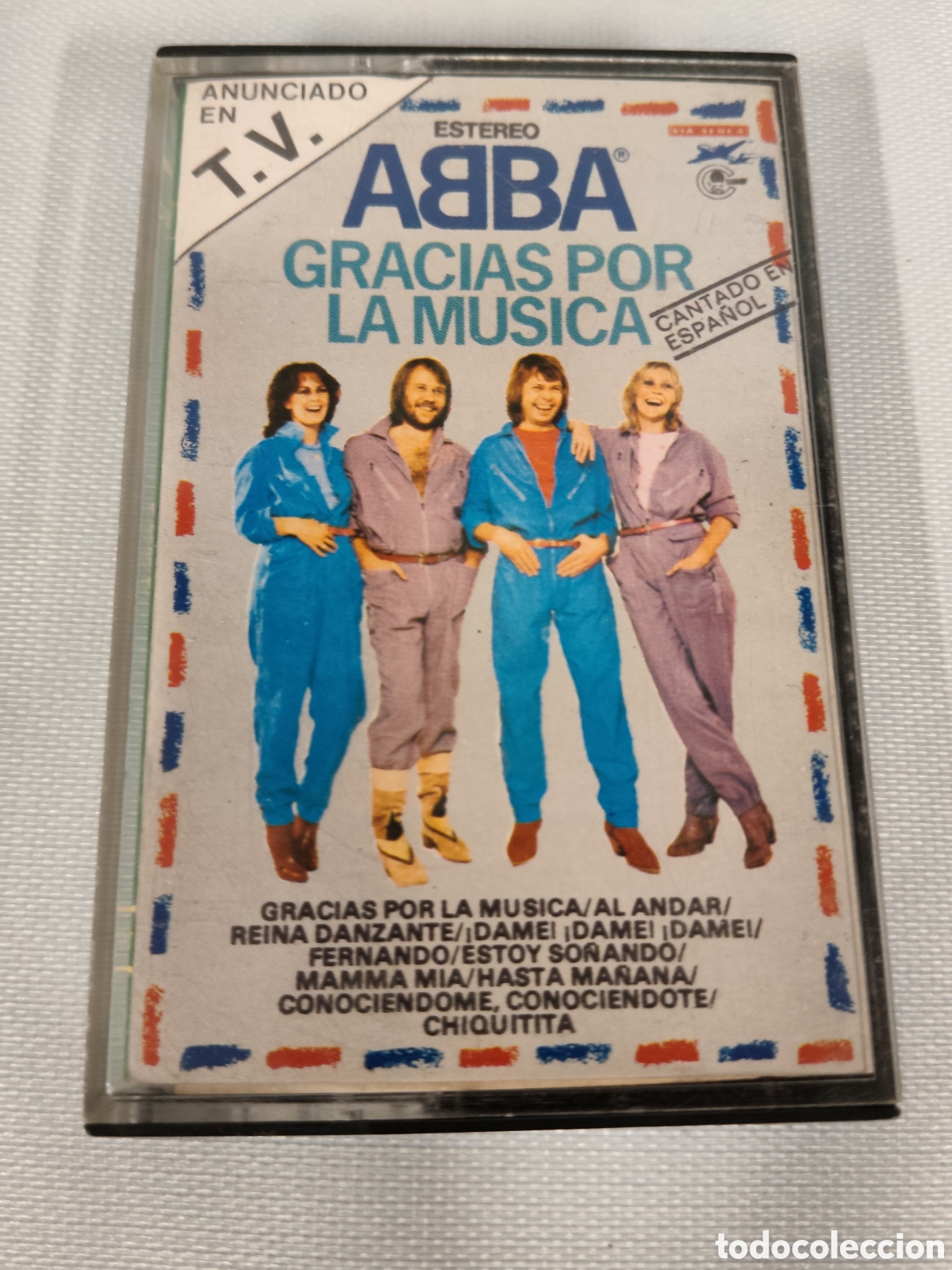 Casetes antiguos: Cassette ABBA Gracias por la musica (1980)