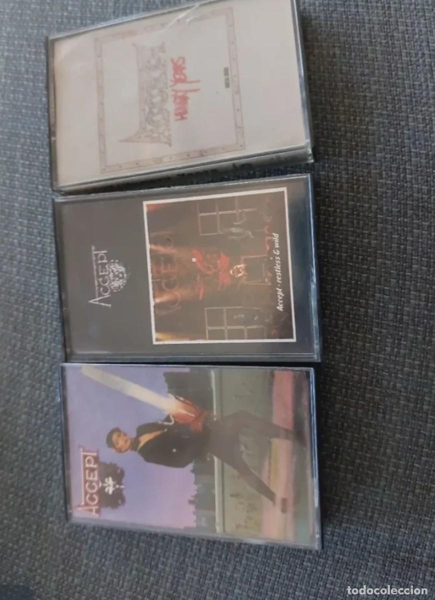Casetes antiguos: lote casetes heavy Metal Accept buen estado