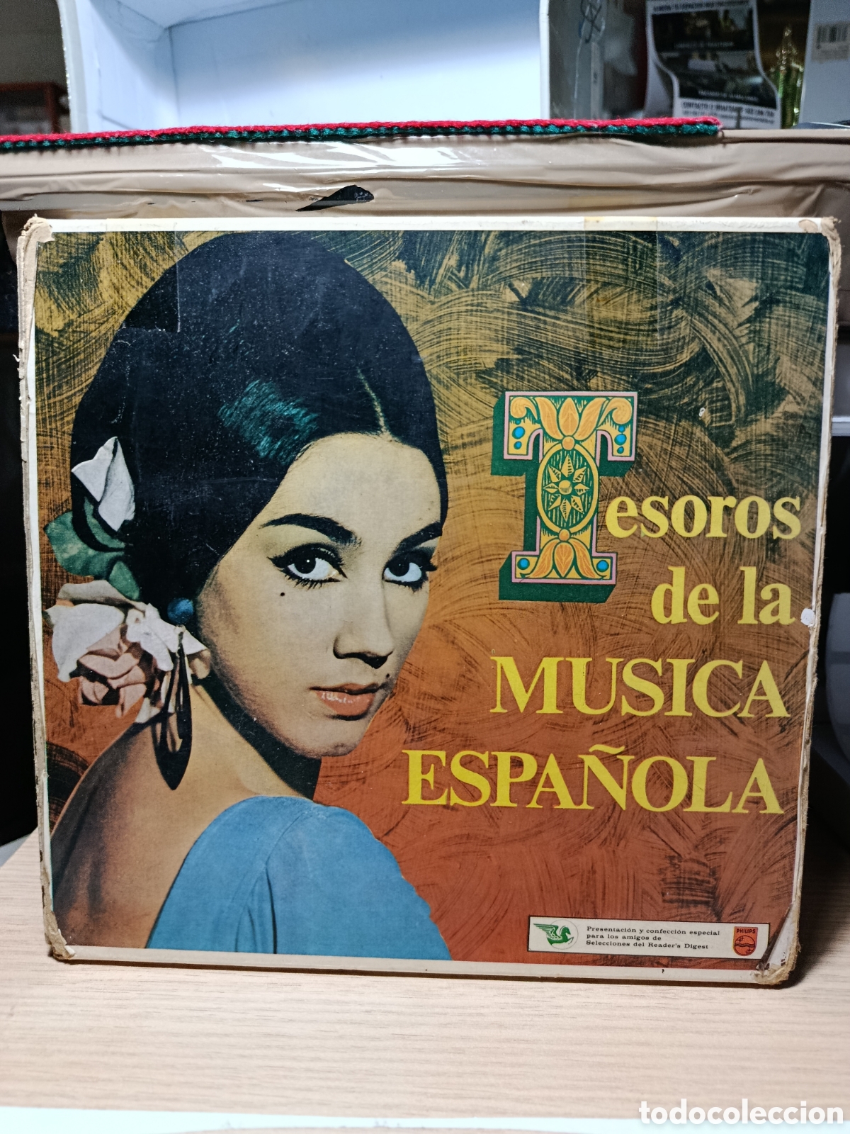 Casetes antiguos: Estuche 6 Cassettes - Tesoros de la M&uacute;sica Espa&ntilde;ola - Selecciones del Reader's Digest / Philips