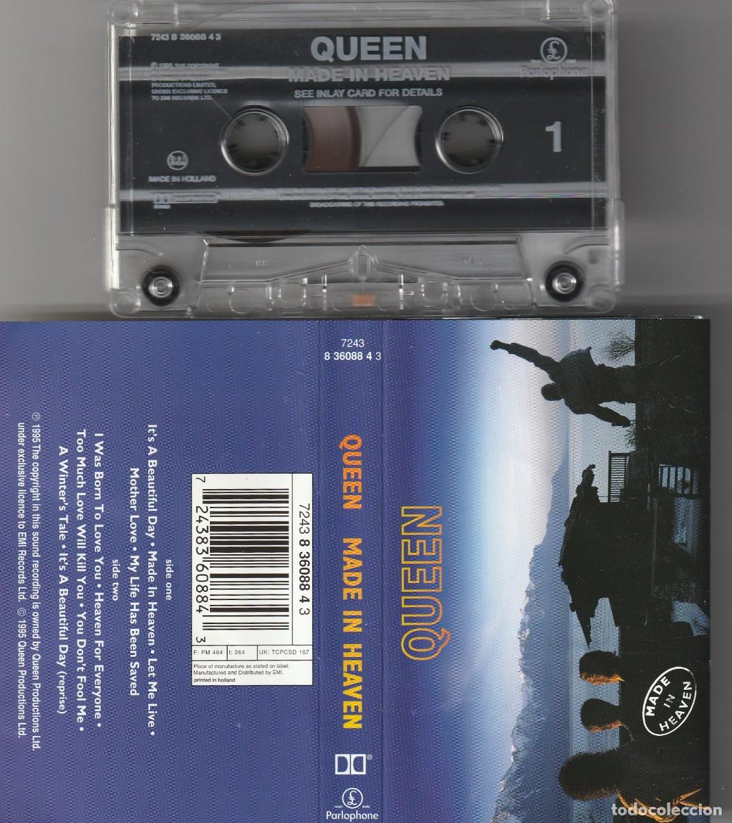 Casetes antiguos: QUEEN - MADE IN HEAVEN (CASSETTE PARLOPHONE 1995)