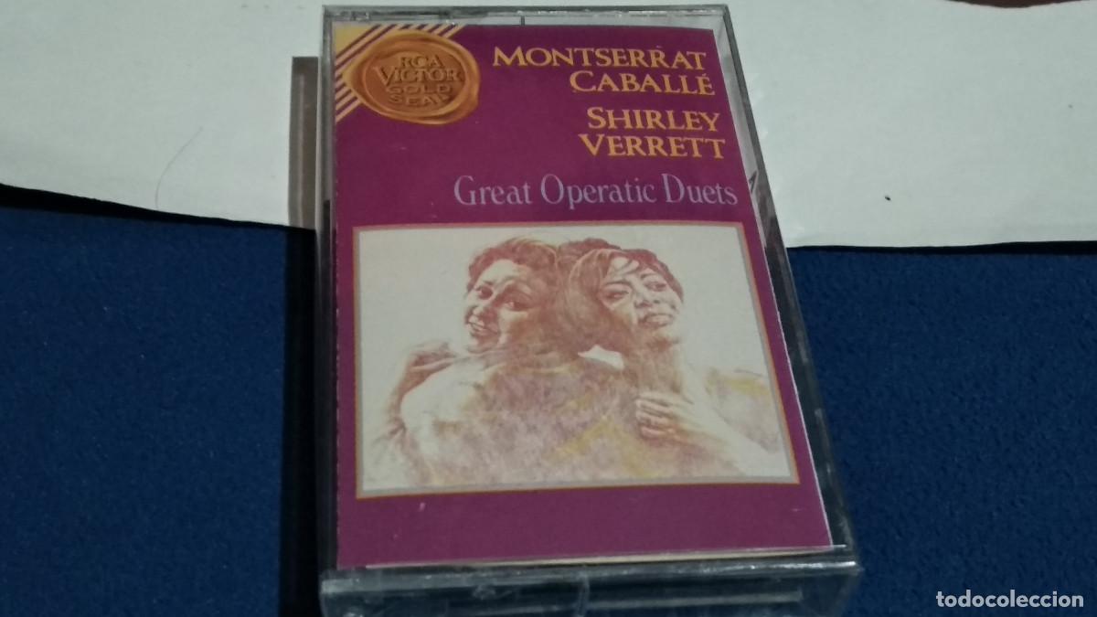 Casetes antiguos: Montserrat Caball&eacute; - Shirley Verrett &ndash; Great Operatic Duets - CASETE CASSETTE 1991 RCA Victor Gold