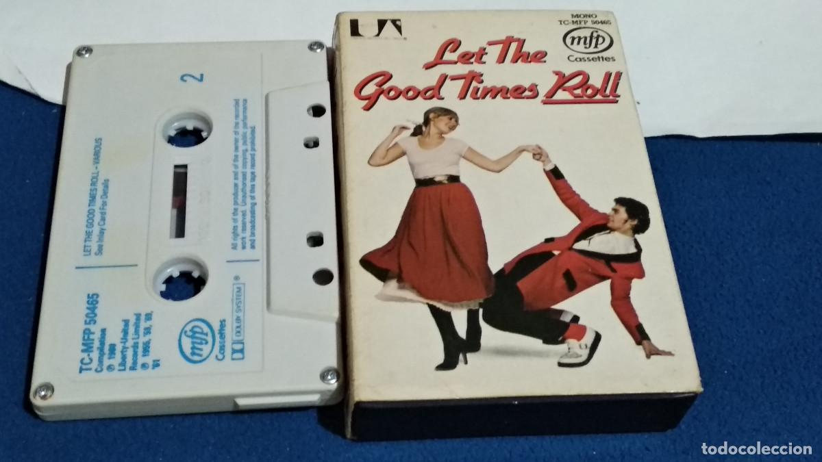 Casetes antiguos: Various &ndash; Let The Good Times Roll - Rock & Roll, Rockabilly 1980 EMI CASETE CINTA CASSETTE CAJA RARA