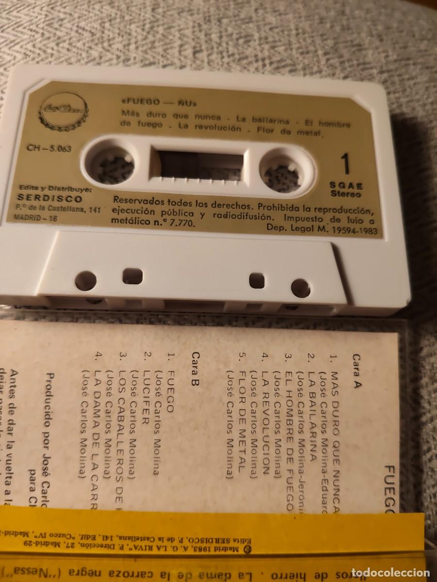 Casetes antiguos: &Ntilde;u. Fuego. Cassette. Chapa - Foto 2