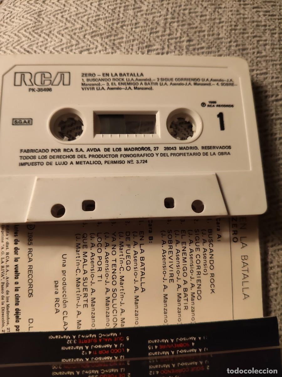Casetes antiguos: Zero. En la Batalla. Cassette - Foto 2