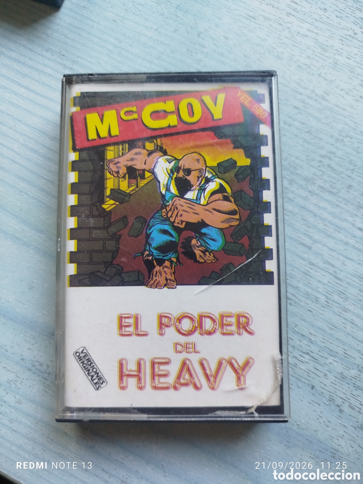 Casetes antiguos: Cassette el poder del heavy.Mc.,CO7
