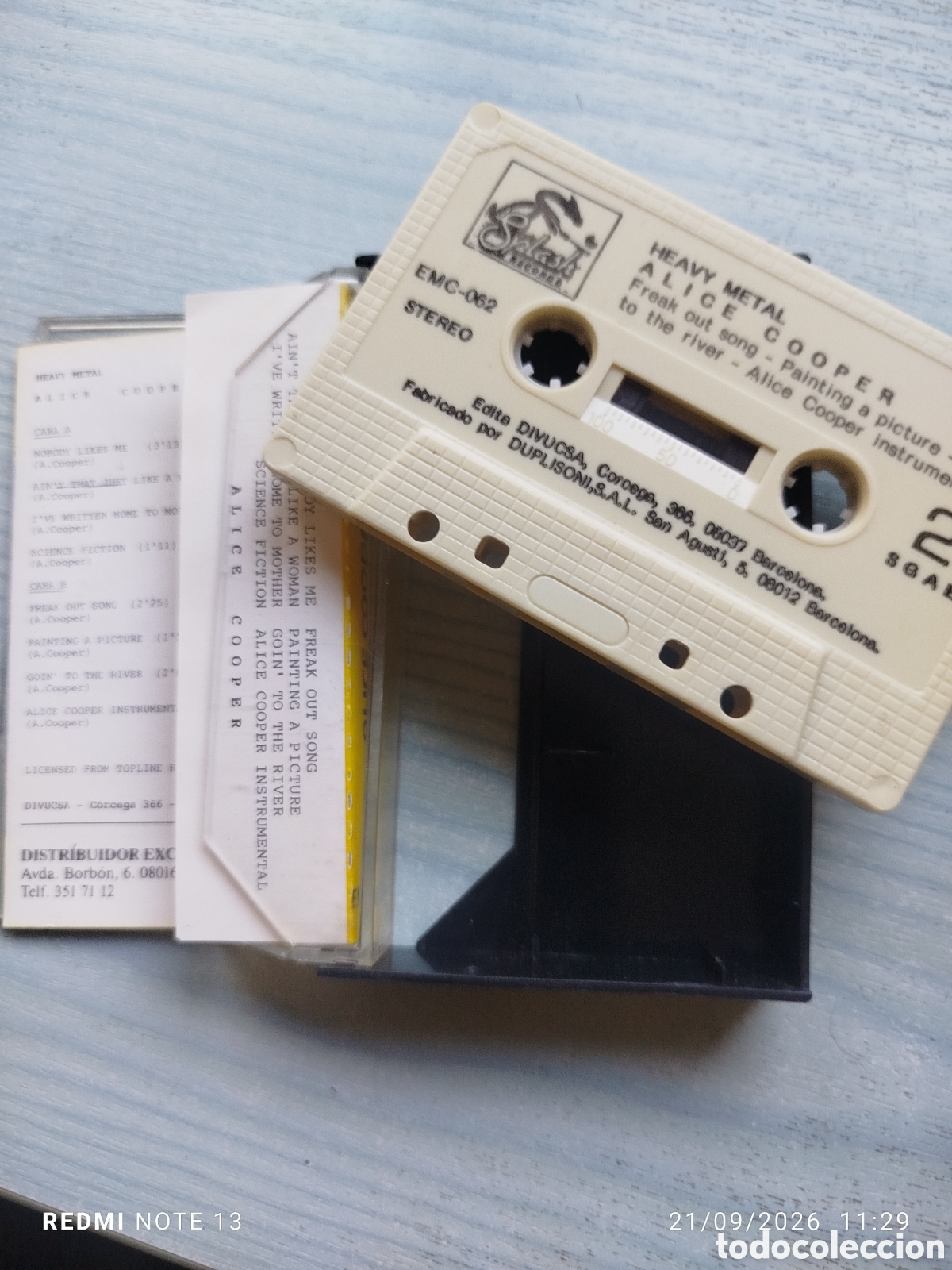 Casetes antiguos: Cassette Heavy Metal.Alice cooper - Foto 2
