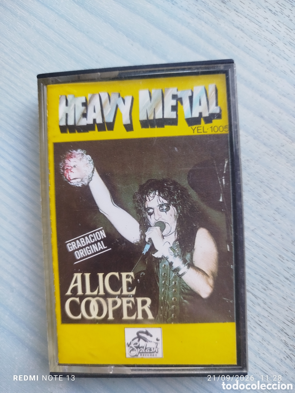 Casetes antiguos: Cassette Heavy Metal.Alice cooper