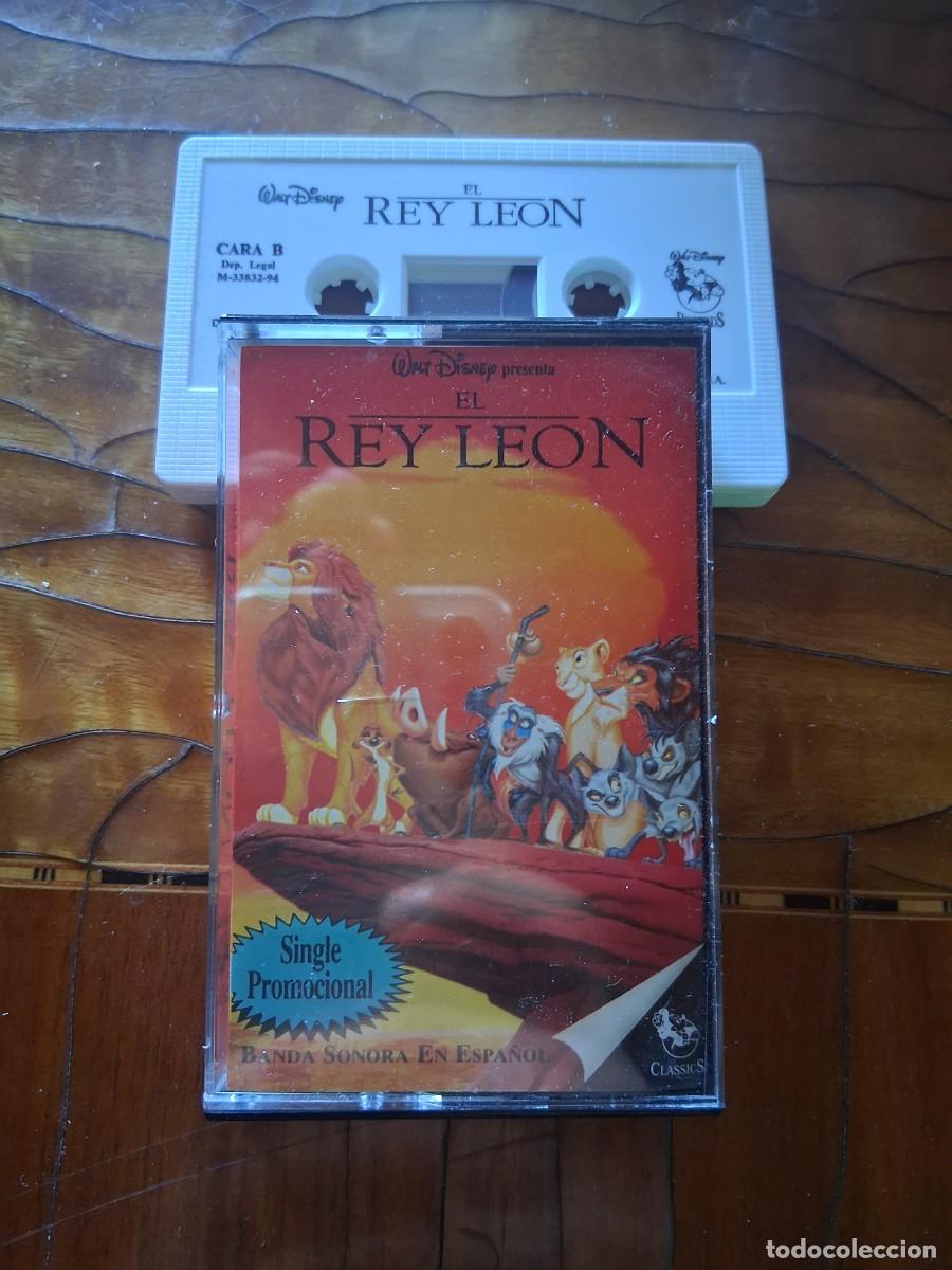 Casetes antiguos: Cinta casete de SINGLE PROMOCIONAL EL REY LEON Walt Disney