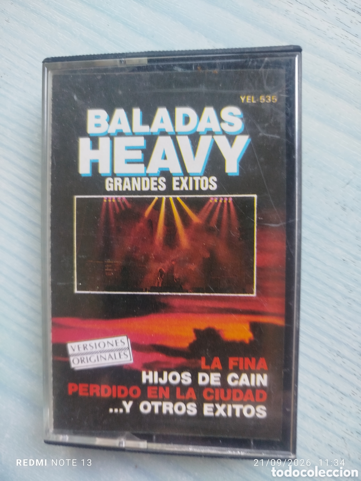 Casetes antiguos: Cassette baladas Heavy grandes exitos - Foto 1