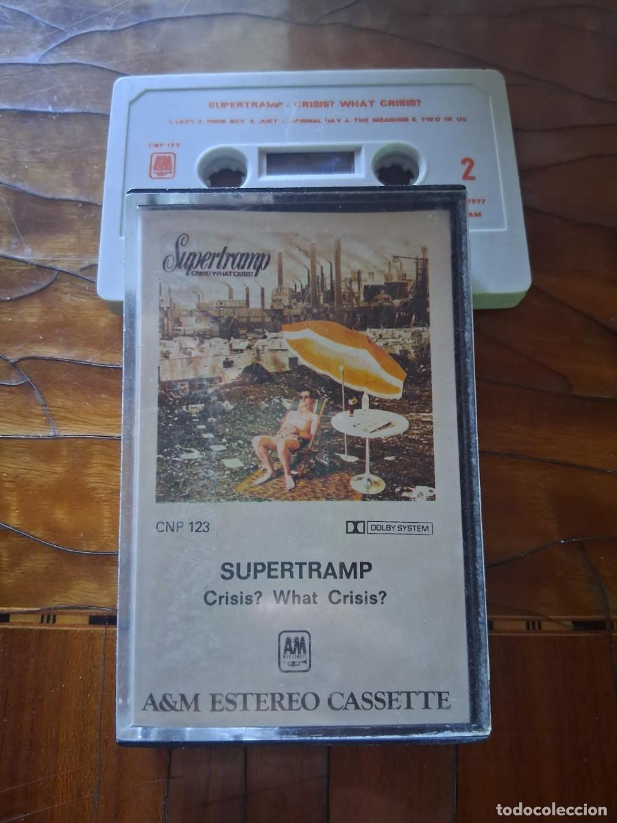 Casetes antiguos: Cinta casete de m&uacute;sica SUPERTRAMP CRISIS? WAHT CRISIS