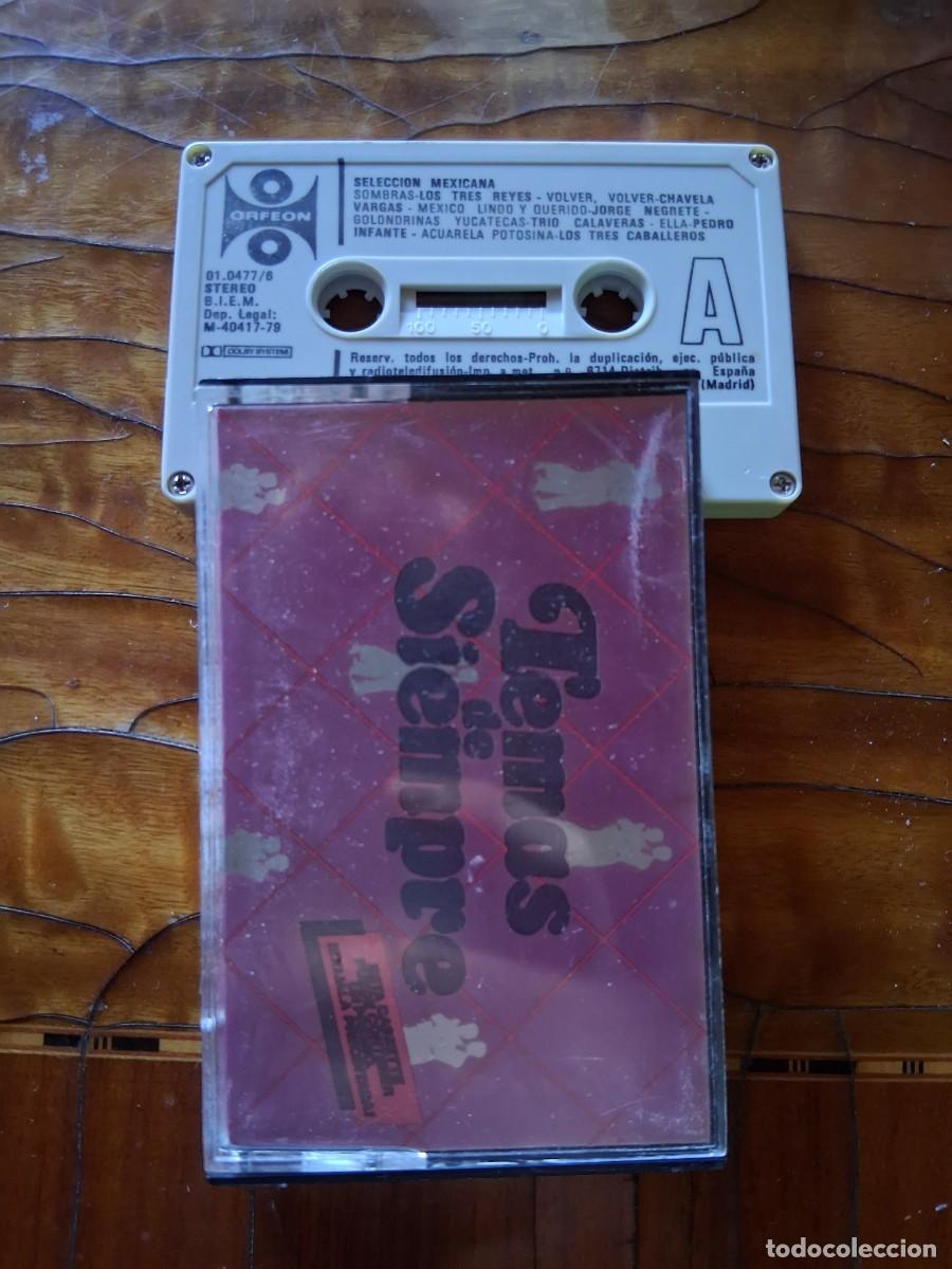 Casetes antiguos: Cinta casete de m&uacute;sica Temas de siempre selecci&oacute;n M&eacute;xico mexicana Los tres reyes Chavela Vargas