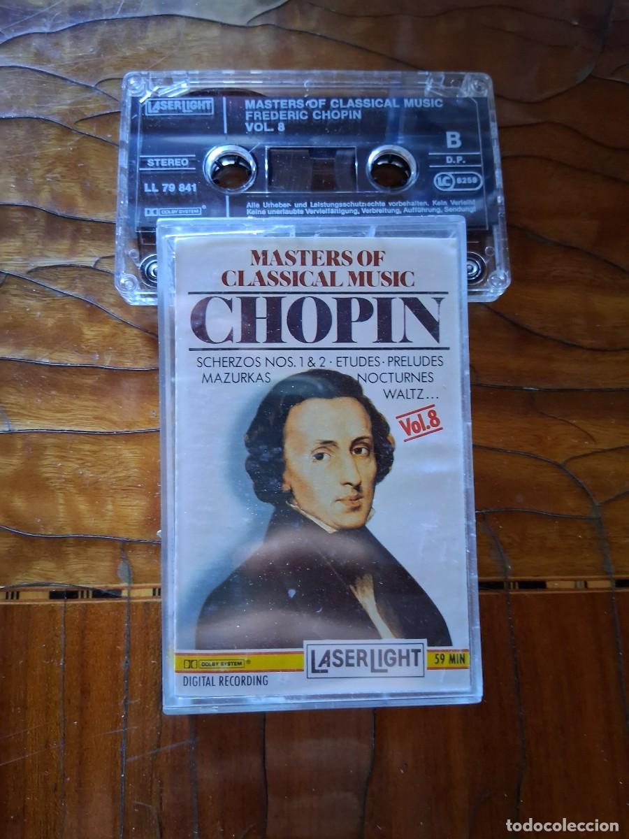 Casetes antiguos: Cinta casete de m&uacute;sica MASTERS OF CLASSICAL MUSIC VOL 8 CHOPIN