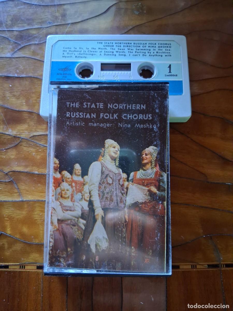 Casetes antiguos: Cinta casete musica Coro Folcl&oacute;rico Norte Rusia The State Northern Russian Folk Chorus Nina Meshk
