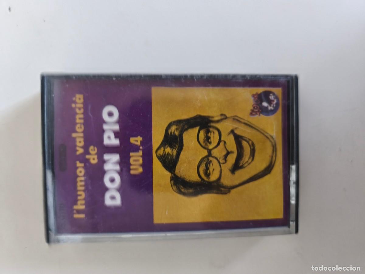 Casetes antiguos: Casete original L'HUMOR VALENCI&Agrave; DE DON PIO &ndash; VOLUMEN IV