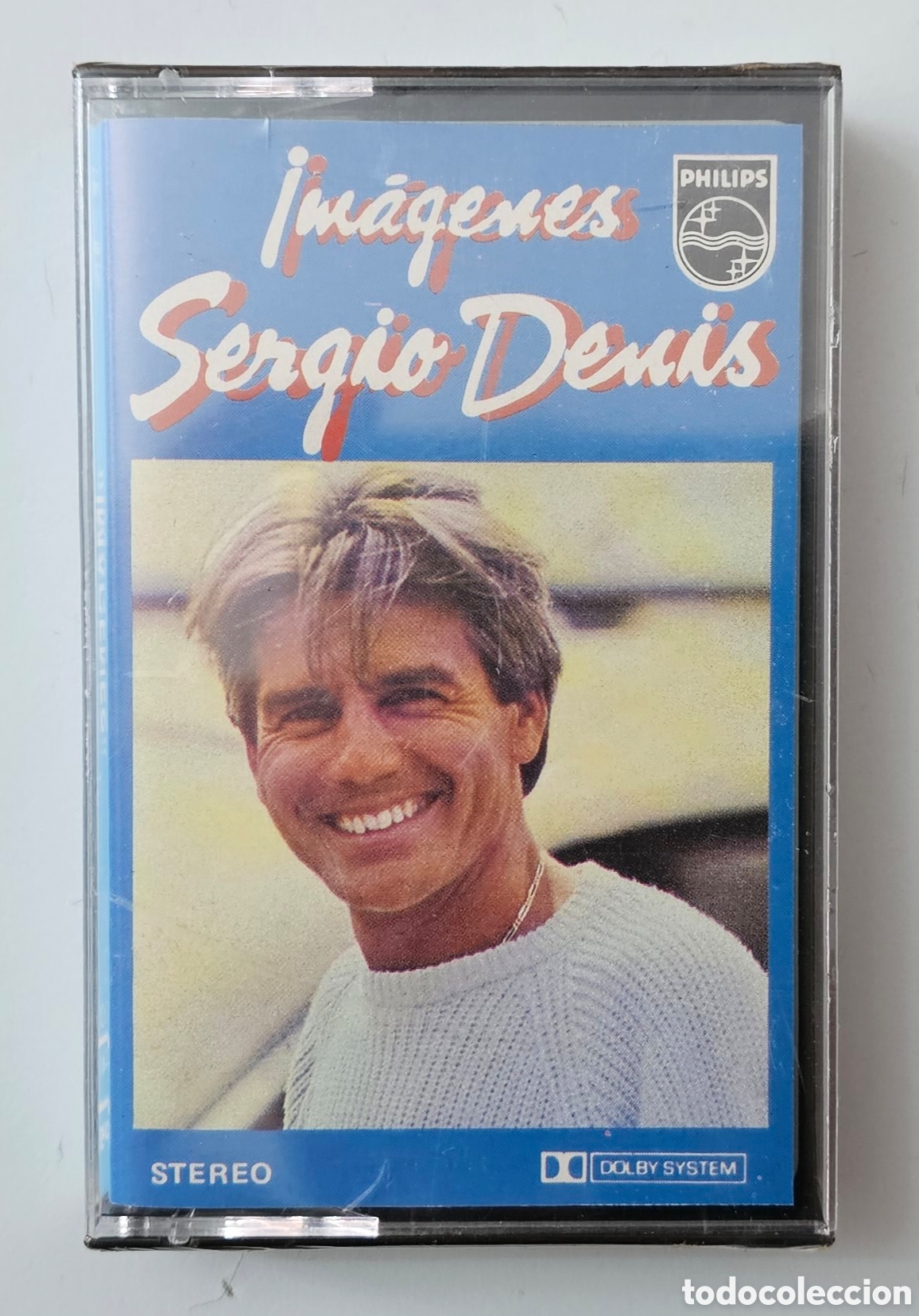 Casetes antiguos: CASSETTE SERGIO DENIS - Im&aacute;genes (Argentina - Philips - 1986) Latin Pop PRECINTADA