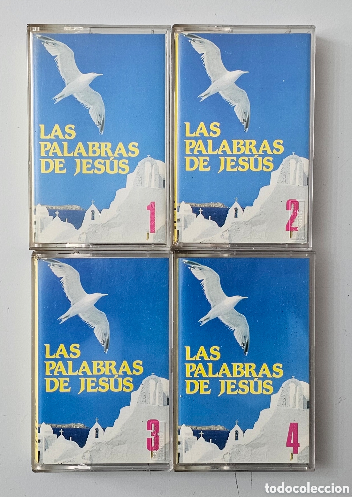 Old Cassettes: LOTE 4 CASSETTE LAS PALABRAS DE JESUS VOL.1-4 (Espa&ntilde;a - BCD - 1900) Xian COLECCION COMPLETA