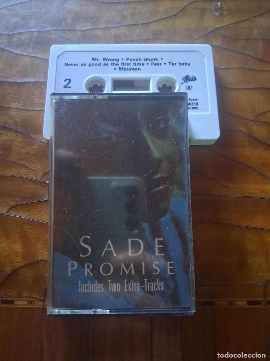 Casetes antiguos: Cinta de m&uacute;sica casete SADE PROMISE pop y el jazz Includes Two Extra Tracks