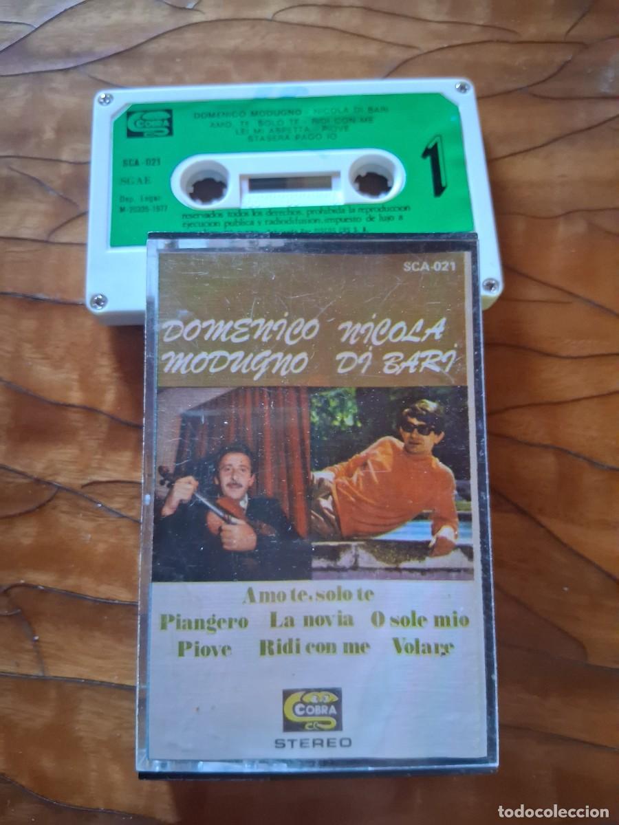 Casetes antiguos: Cinta de m&uacute;sica casete DOMENICO MODUGNO & NICOLA DI BARI