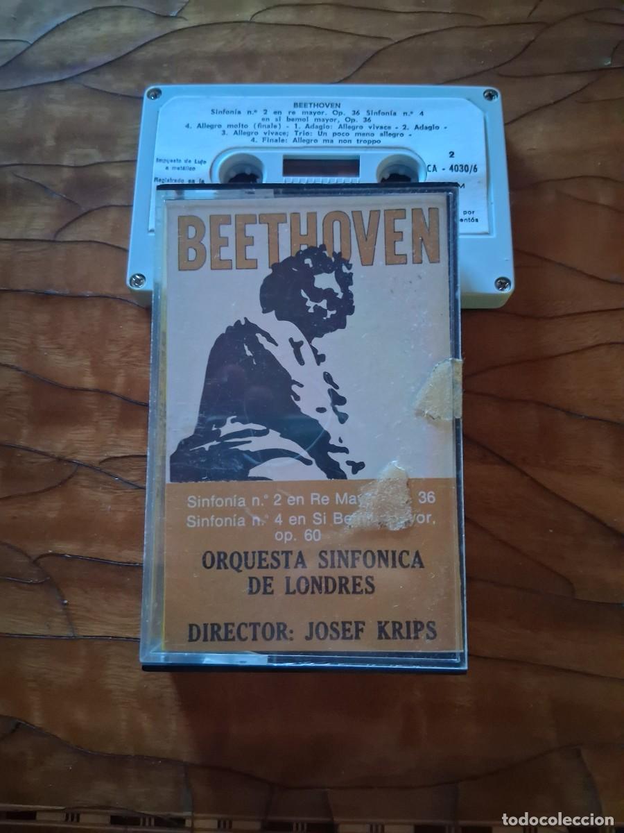 Casetes antiguos: Cinta de m&uacute;sica casete BEETHOVEN ORQUESTA SINFONICA DE LONDRES JOSEF KRIPS